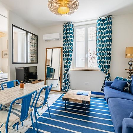 Studio Bleu 29M2, 120M Vieux-Port , Clim ,Wifi, Acces Autonome Avec Code Marsilia Exterior foto
