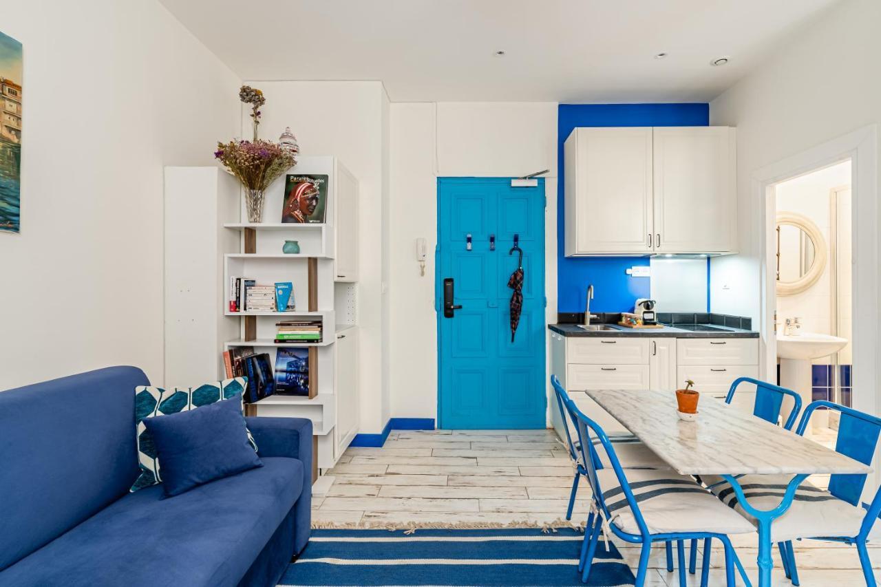 Studio Bleu 29M2, 120M Vieux-Port , Clim ,Wifi, Acces Autonome Avec Code Marsilia Exterior foto
