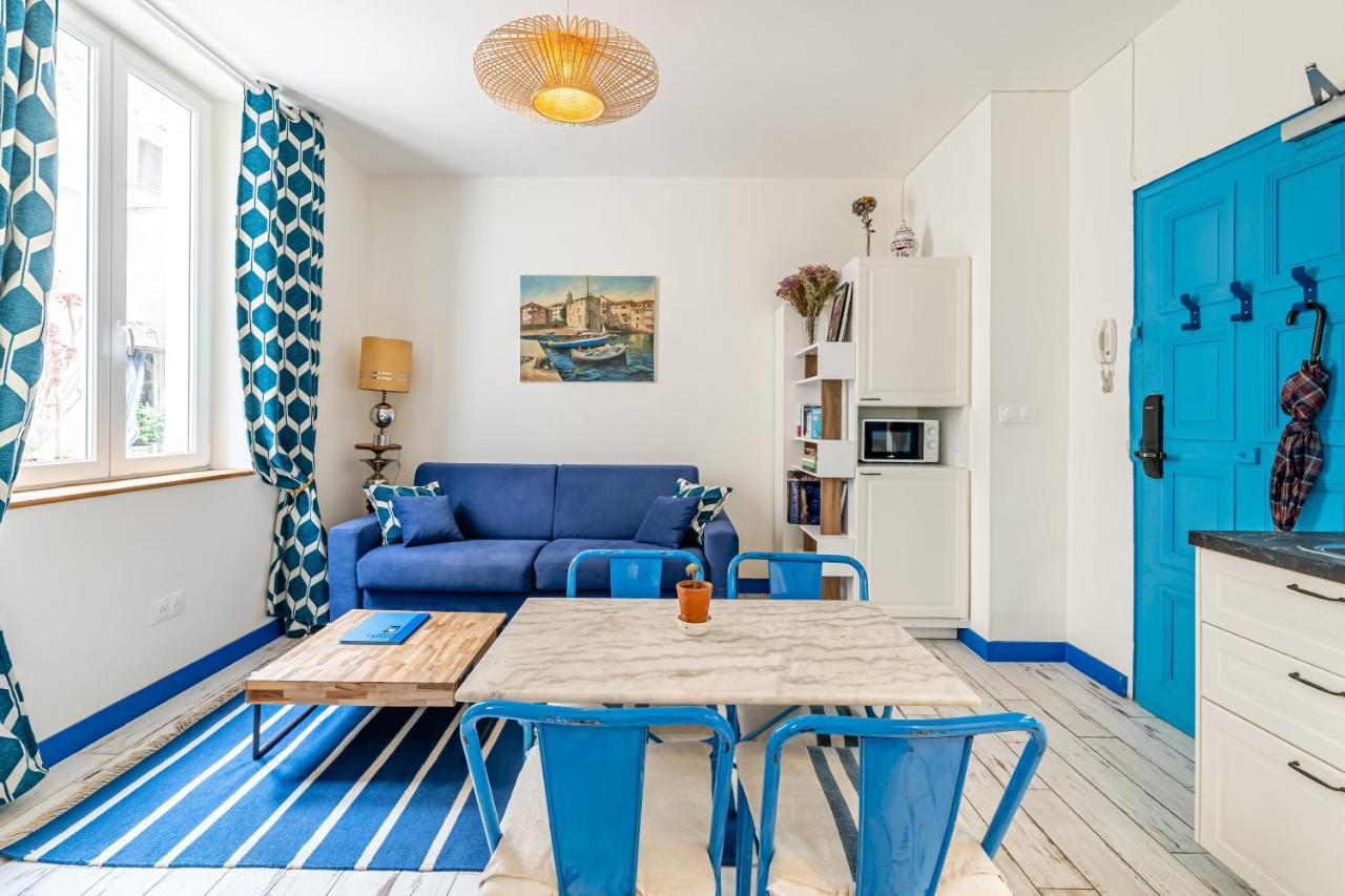 Studio Bleu 29M2, 120M Vieux-Port , Clim ,Wifi, Acces Autonome Avec Code Marsilia Exterior foto